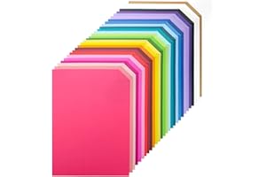 GOCREATE 60 sheets Color Cardstock, 28 Assorted Colors 250 gsm A4 Size, Double Sided Printed Cardstock Paper, Premium Thick Card Stock for Card Making, Craft, Scrapbooking, Party Decors, Kids School Supplies