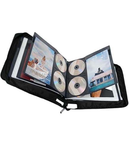 Amazon.com: Gen2 MegaDisc 240 DVD Album Black Nylon Fabric with