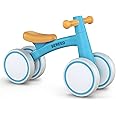 SEREED Baby Balance Bike for 1 Year Old Boys Girls 12-24 Month Toddler Balance Bike, 4 Wheels Toddler First Bike, First Birthday Gifts