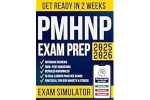PMHNP Certification Exam Prep: The All-in-One Study Guide to Get Ready in No Time and Pass Your Boards With Confidence | 1600+ Test Questions, Detailed Rationales, Intensive Reviews and 10 Mock Exams