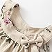 Girls' 2T-12 Linen Casual Dress Summer Floral Tank Shift Dress