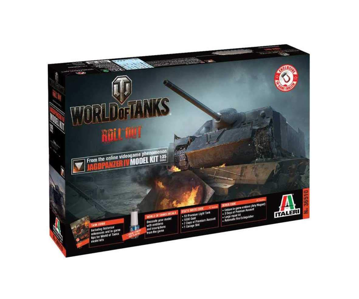 Italeri 1: 35 Jagdpanzer IV Wot 36510 – Vehicle