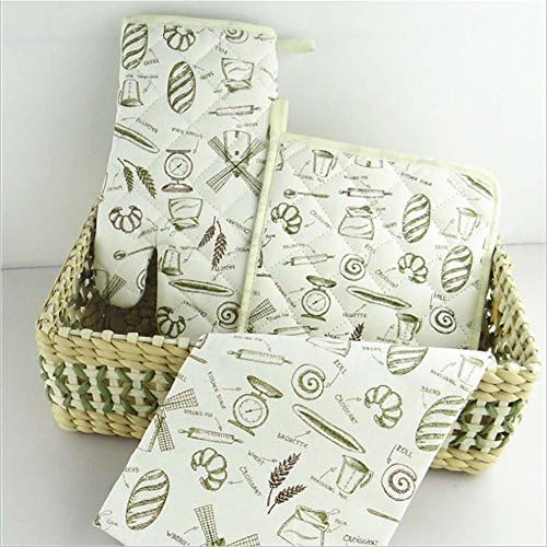 Cotton satin gloves kitchen gift sets, machine washable (28cm)