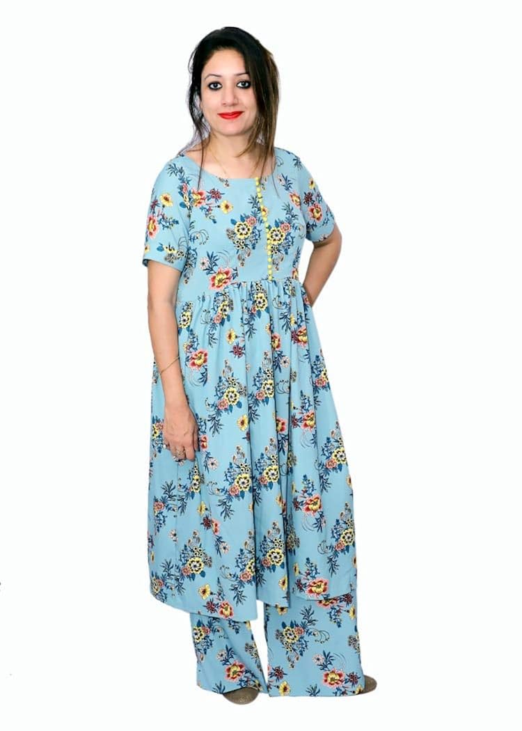 long frock and plazo