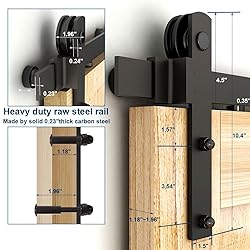 AONAYIOA 6.6FT Sliding Barn Door Hardware