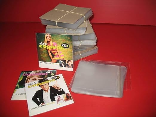 100 Pochettes Protection Cartes Postales - Plastique Polypropylene 100 Microns - 108x153mm - Fabriqué En France