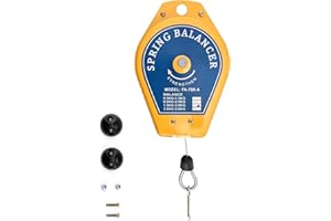 QWORK Spring Balancer, 3.3lbs - 6.6lbs Bearing Retractable Tool Fixture Holder for Assembly-line