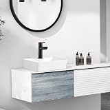 Peppermint Black Matte Bathroom Basin Mixer Tap Single Lever Faucet view 6