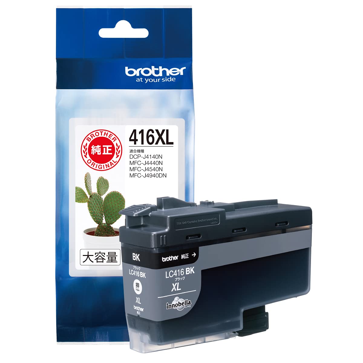 ブラザー インクカートリッジブラック LC416XLBKの商品画像