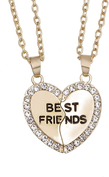 Yellow Chimes Heart Locket Best Friends 