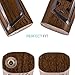 SMOK ALIEN SKIN 220W - Custom Protective Vinyl Decal for ecig - Best quality cover - Second life to your box mod - wrap and enjoy - BONUS STICKERS (Wood Brown)
