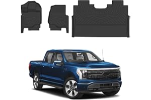 Cacartist Floor Mats Custom Fit for Ford F-150/ F150 Lightning SuperCrew Cab 2015-2025 Accessories TPE 3D All Weather Floor L