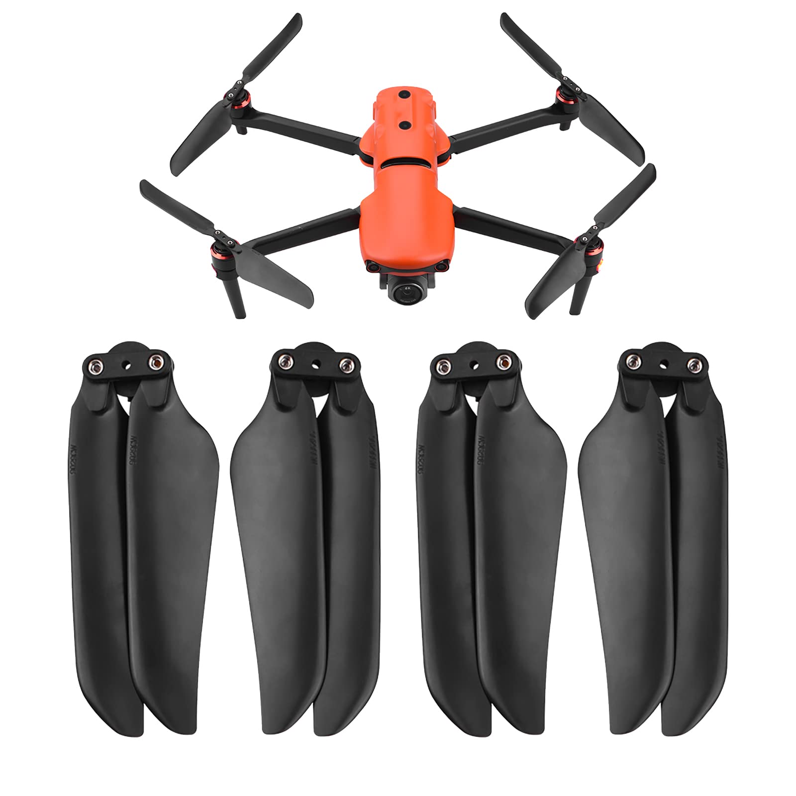 Low-Noise Propellers Compatible for Autel Robotics EVO II/Pro/EVO 2 Pro/EVO 2 Drone Propellers Blades Quick Release Foldable Wings Quadcopter Accessory Replacement
