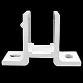 Retractable Awning Brackets Support Wall Mounting Replace Parts for Sunsetter Powered Awning (40mm) Standard Manual Square Pipe Outdoor Patio Canopy Shade Fittings, Yard &amp; Home Garden Accessory, White