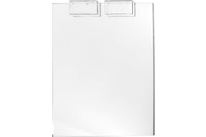 SSWBasics Acrylic Mirror for Slatwall or Wire Grid - 8”W x 10”H