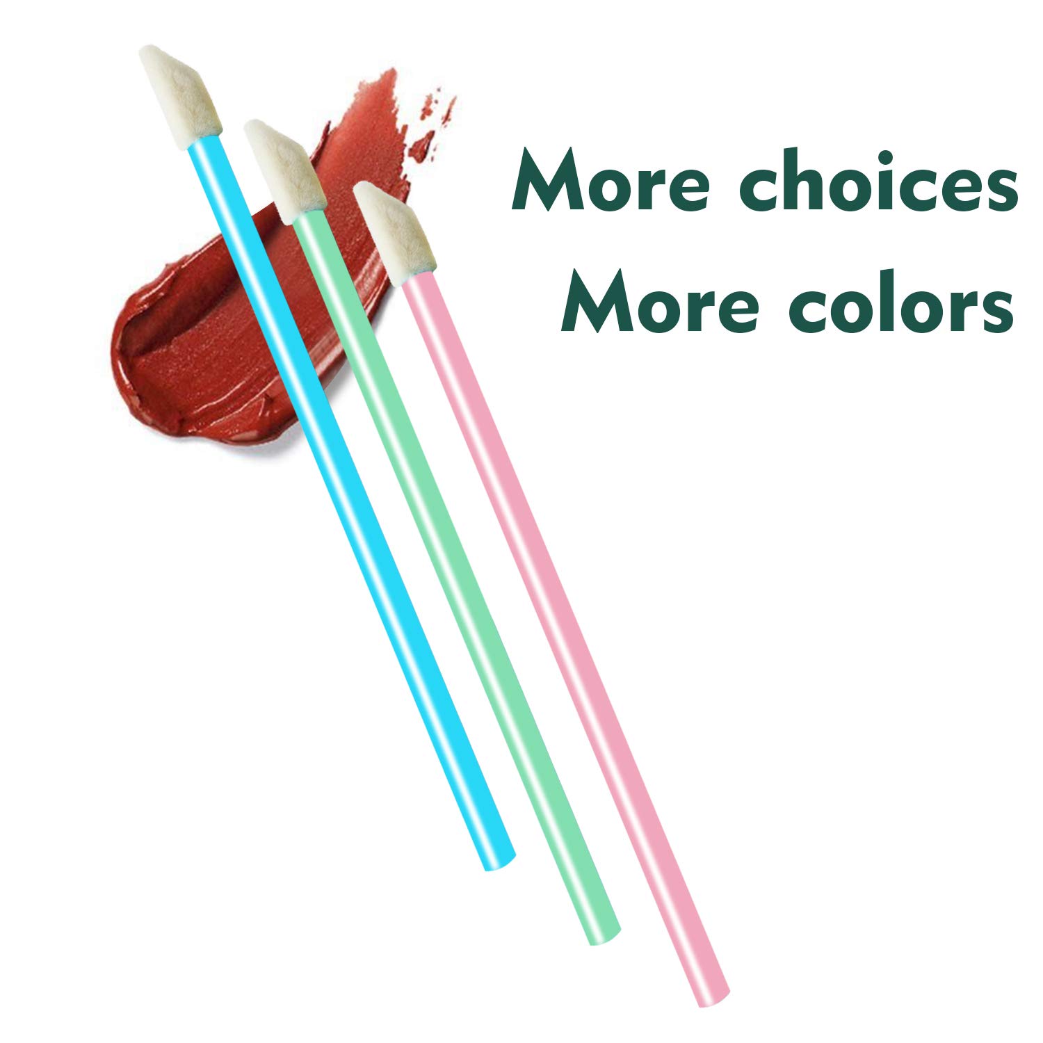 Disposable Lip Brushes Make Up Brush Lipstick Lip Gloss Wands Applicator Tool Makeup Beauty Tool Kits … (500 LIP BRUSH): Beauty