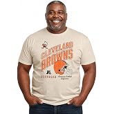 NFL Distressed Helmet T-Shirt, Unisex Cotton Tee, Tag-Less | Officially licensed fan gear - ring-spun cotton, pre-shrunk, tag-less comfort for men and women