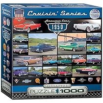 EuroGraphics 1950's Cruisin' Classics Puzzle (1000 Pieces)