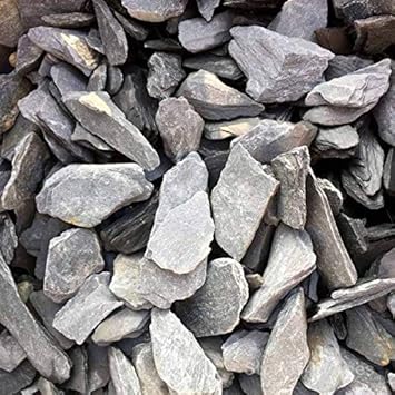 bags of grey slate