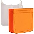 Lckaey Felt Organizer- for Evelyne 16 Bags Insert- Handbag insert Purse-1003Orange-S