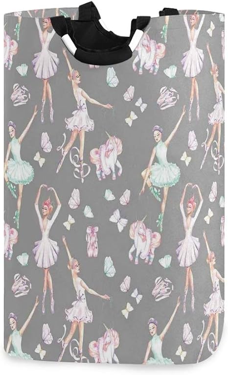 DYCBNESS Cesto para la Colada,Bailarinas Bailando Entre Títeres