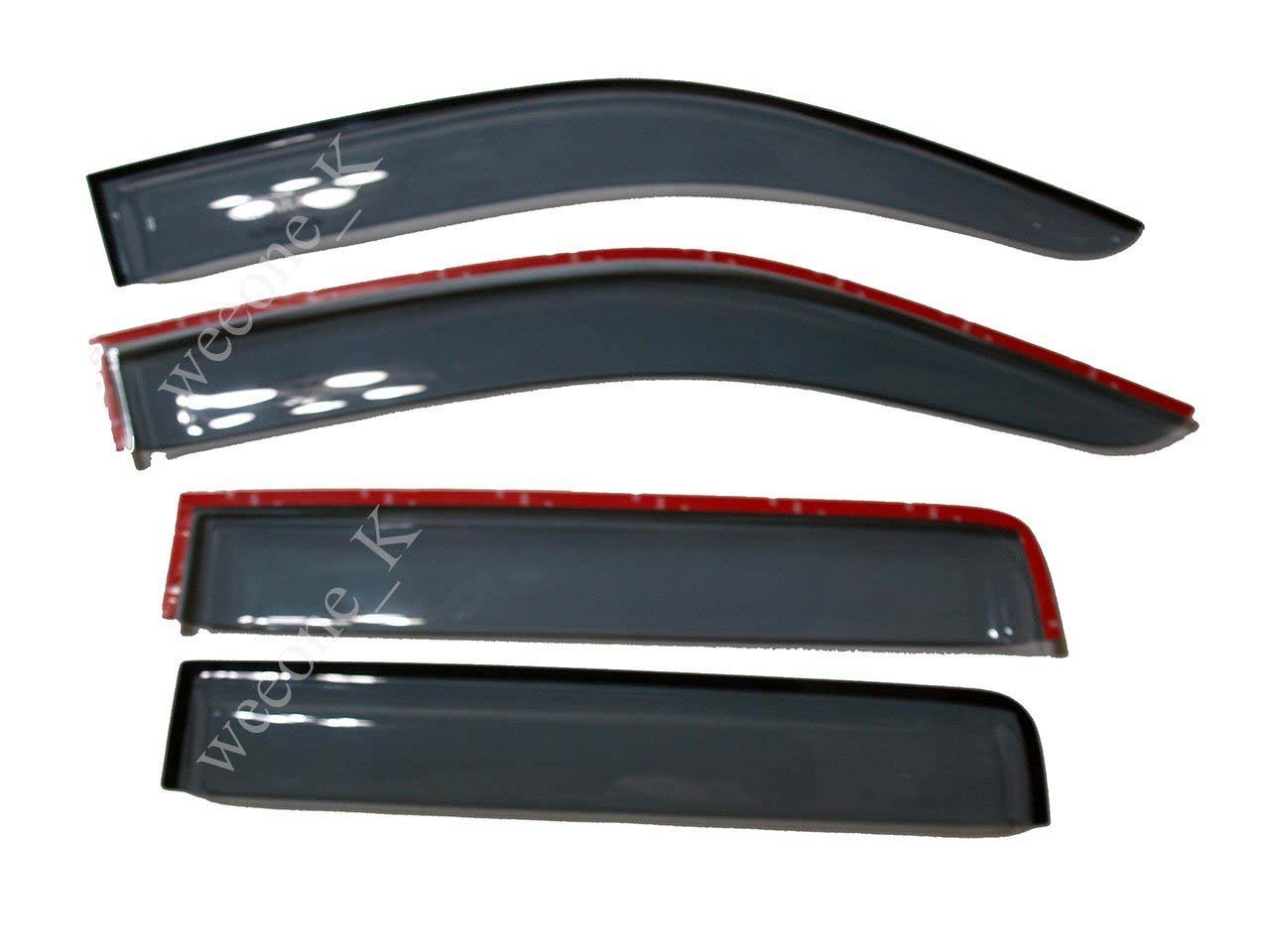 Amazon.com: Door Weather Guard Rain Visor Sun Windshield For Nissan Navara  Frontier D40 2005-2013: Automotive