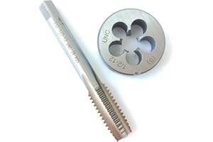 1/2-12 Hss Tap And Die, UNC Machine Thread Tap And UNC Round Thread Die Right Hand