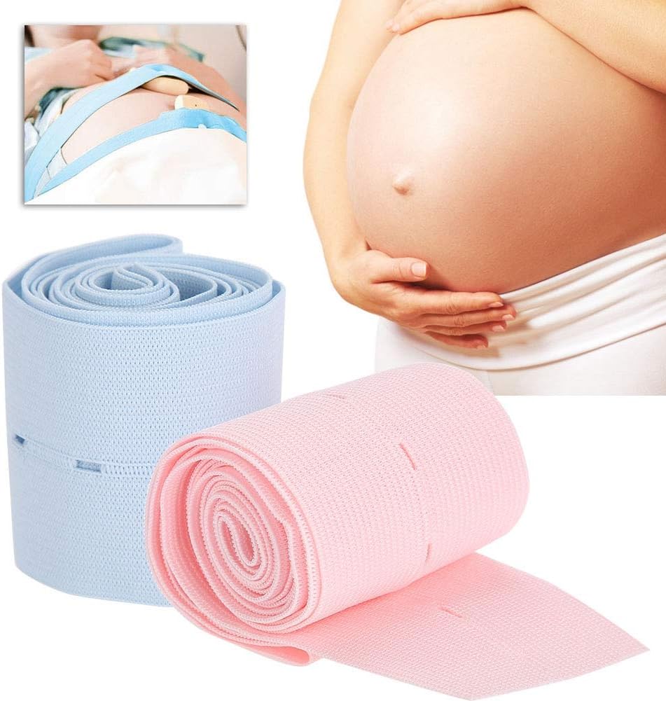 Zetiling Fetal Monitor Strap, Pregnancy Support Belt with Snap Design for Fetal Heart Monitoring Made of Cotton - Image 3