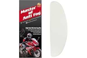 XII WANG YE XII WY Universal Motorcycle Full Face Helmet Shield Anti Fog Film,Clear Visor Lens Insert Fog Resistant Waterproof Sticker