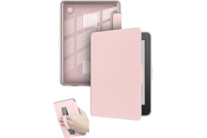for Kobo Clara Colour/Clara BW/Clara 2E eReader 6 Inch Case with Wrist Strap and Auto Sleep/Wake, Shock-Proof & Scratch-Resis