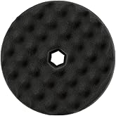 3M Perfect-it Foam Hook & Loop Polishing Pad, 3285, 6 in, Black, Buffing Pad, Eliminates Swirl Marks, For Automotive Polishing