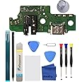 iParto Charging Port Replacement Kit for Samsung Galaxy A14 5G SM-A146U USB Flex Dock Connector Charging Flex Replacement with Tools