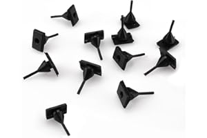 ADABUING RV Stove Range Burner Grate Rubber Feet Bumpers Compatible with Furrion Greystone Magic Chef Rec pro Gas, fit for RV Oven CF-RV17, CF-RV17BB, CF-RV17-D, CF-RV21, MCFR21TTB, 12 pcs Stove Grate Feet