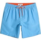 maamgic Mens 7 inch Mens Swim Trunks with Mesh Lining Quick Dry Board Shorts Mens Bathing Suits