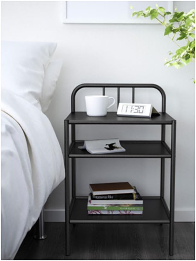 Amazon Com Fjiwdtgyhfgt Black Nightstands White Bedside Table Bedside Table Steel Cabinet Bedroom Locker