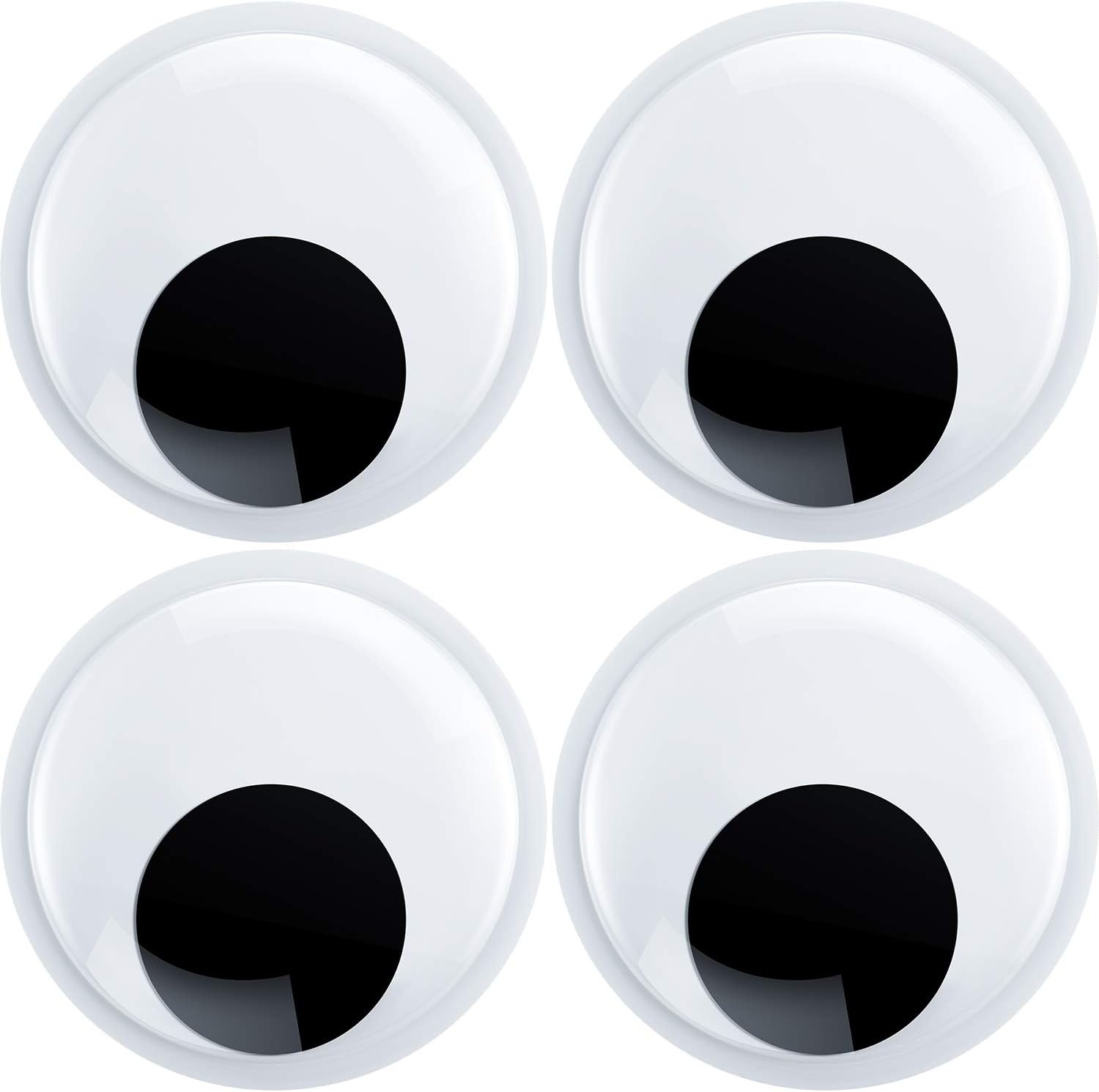 4 Pieces 7 Inch Giant Googly Eyes Self Adhesive Wiggle Eyes For Home Party Decorations Diy