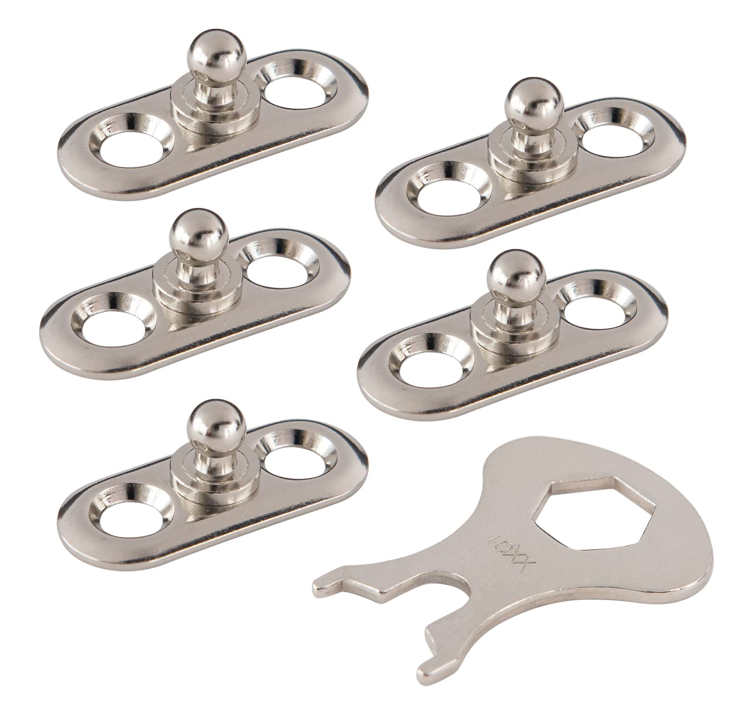 New Marine LOXX Base Pack of 5 Perforated Plates + Key