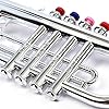 Bontempi-32-3831-4-Notes-Silver-Trumpet-37-cm-Multi-Color-38-cm Bontempi 32 3831 4 Notes Silver Trumpet, 37 cm, Multi-Color, 38 cm
