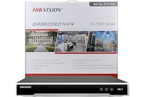 HIKVISION HIK-Tech US 16-Channel PoE 4K Network Video Recorder NVR, Embedded Plug & Play DS-7616NI-Q2/16P（2021 New Version）