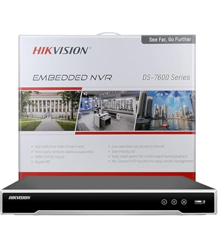 HIKVISION DS-7608NI-I2/8P NVR 4k対応 8ch Amazon.com : 8CH 4K IP Network Video Recorder, OEM Model DS
