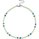 Cosace Beaded Necklaces for Women Beach Beaded Necklace Bead Choker Boho Necklaces for Women Handmade Summer Jewelry