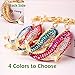 Bolbove Big Shark Keychain Sparkling Keyring Crystal Rhinestones Purse Pendant Handbag Charm (Light Blue)