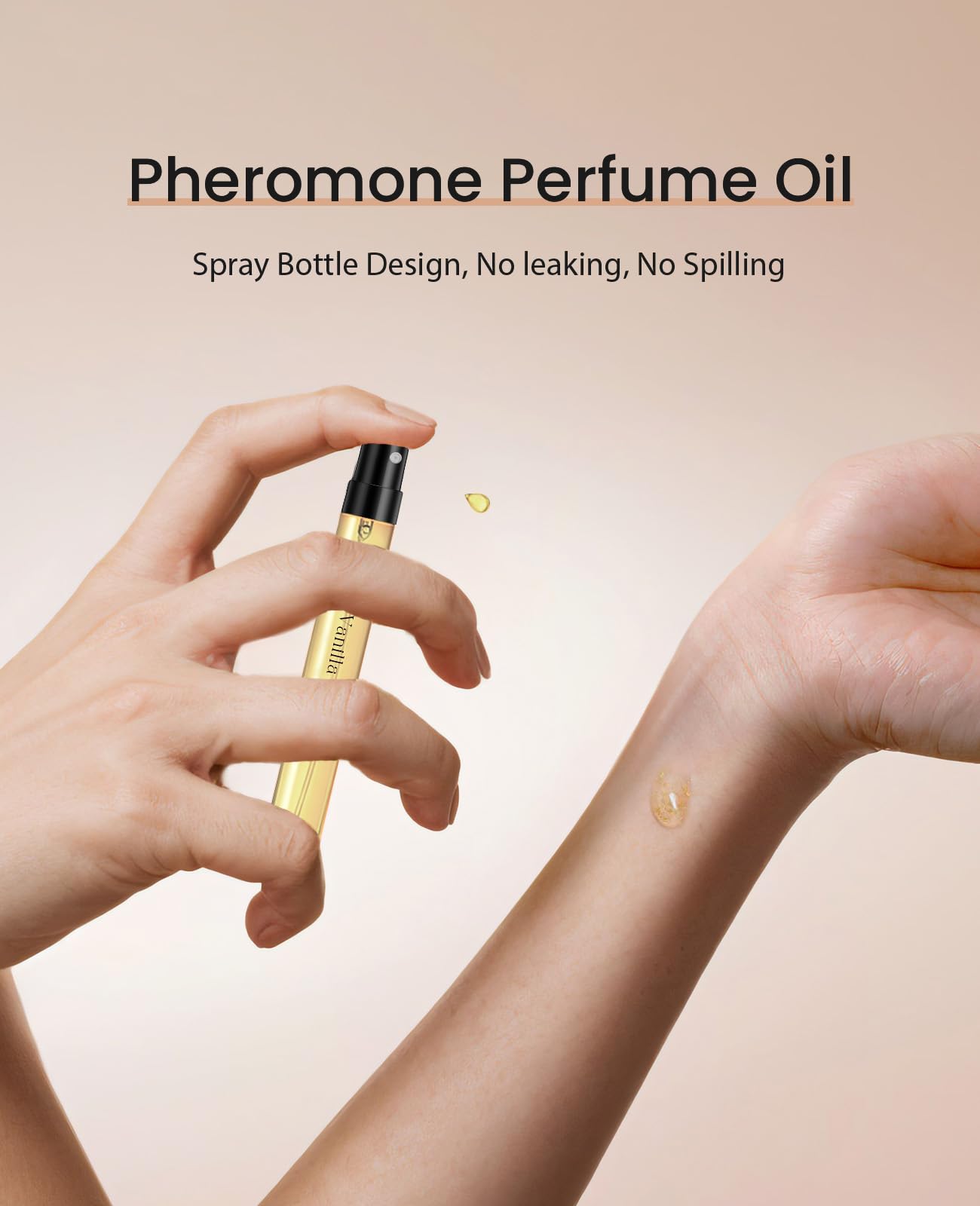 Pheromones Perfumes for Women, No. 54 Vanilla Cream Scent, Vanilla Perfume Oil, Enhanced Scents Pheromone Perfume for Woman, 0.34fl./10ml Gourmand Parfum, Travel Size Perfumes for Women,Made in USA