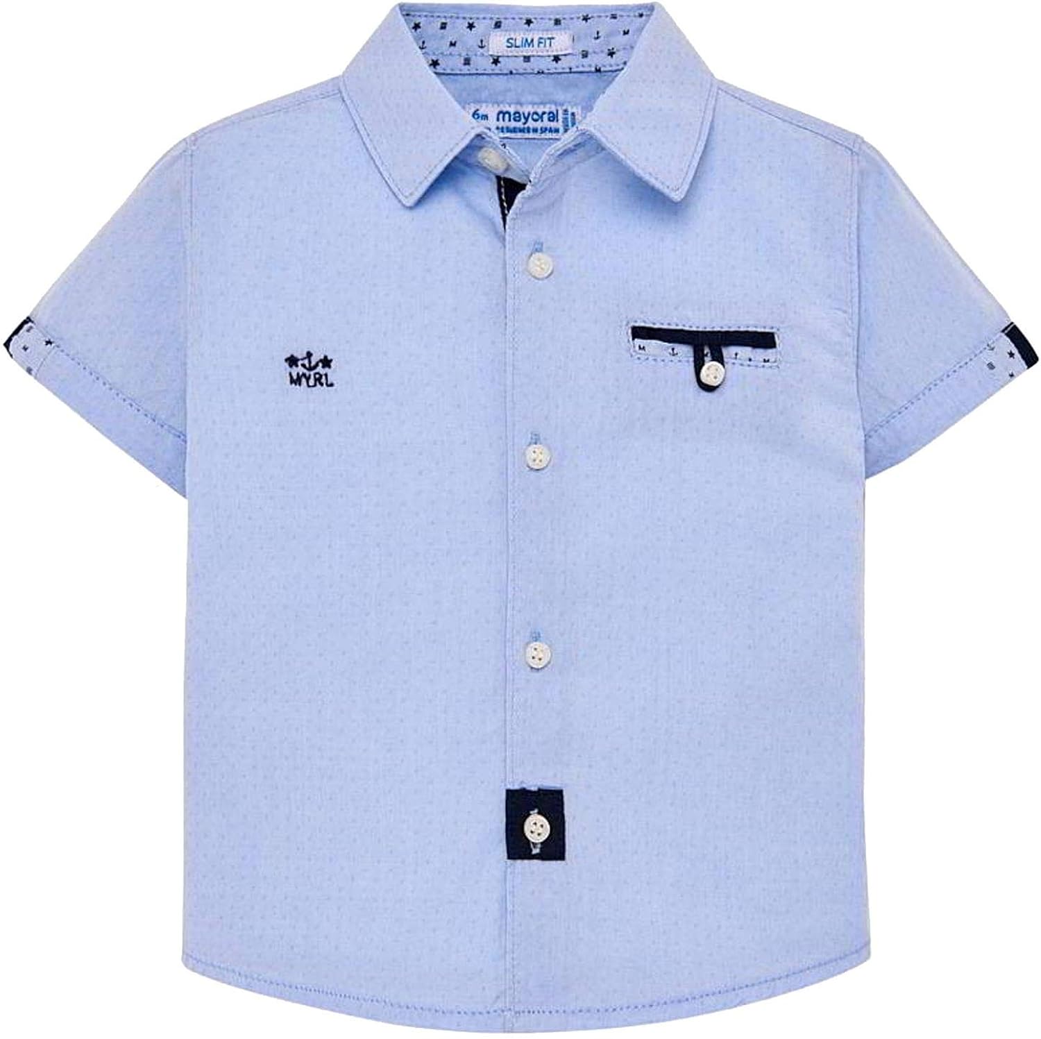 Mayoral Boys' Shirt Blue 1218 Months Amazon.co.uk Clothing
