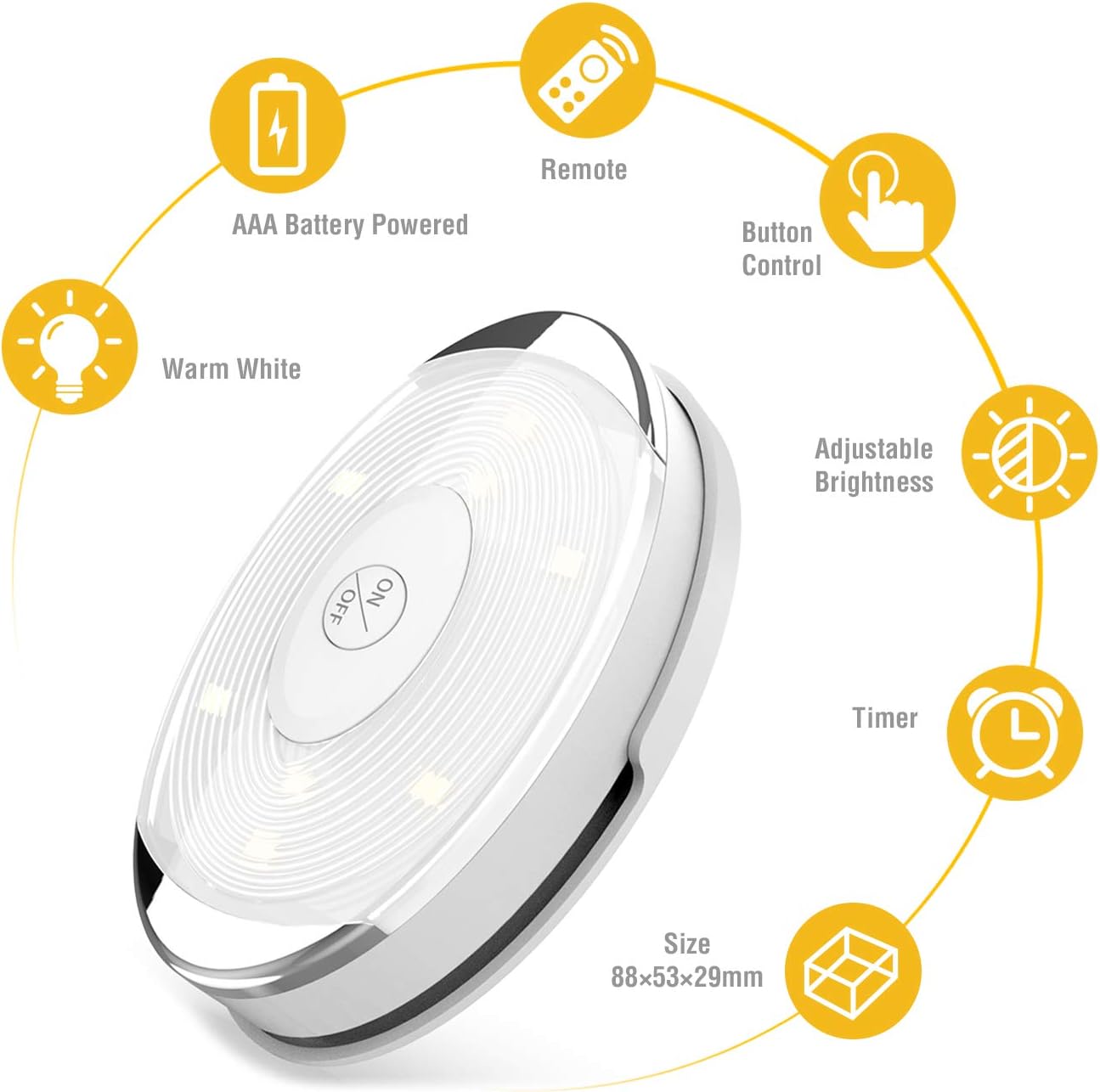 Schrankleuchten Led Nachtlicht Mit Fernbedienung Farbwechsel Birnen mit