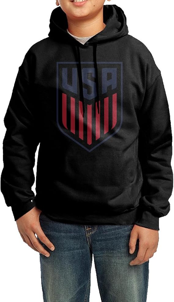 USA Soccer Basic Logo Cool Boys' Cotton HoodieHighlight