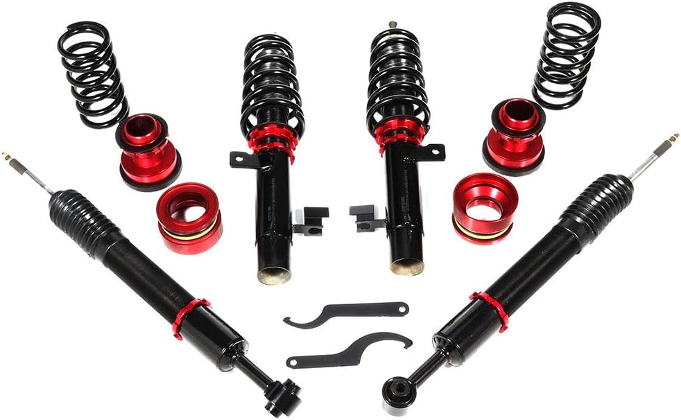CTCAUTO Adjustable Height Coilovers Suspension Struts FIT for 2010 2011 2012 2013 M azda 3