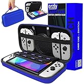 Orzly Carrying case for Switch Switch Console 1st Gen Consoles - Midnight Blue Protective Hard Portable Travel caseGIFT BOXED
