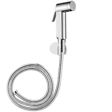 ALTON HF-M2 ABS Health Faucet with 1.25 Meter Long Hose and Wall Hook (Chrome)