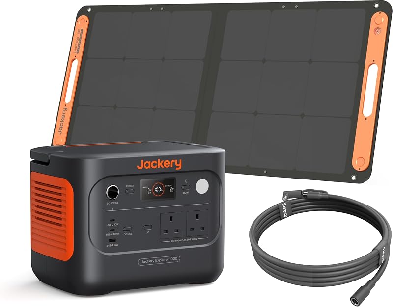 Jackery Explorer 1000 v2 Portable Power Station 1070Wh 1500W AC 100W USB-C